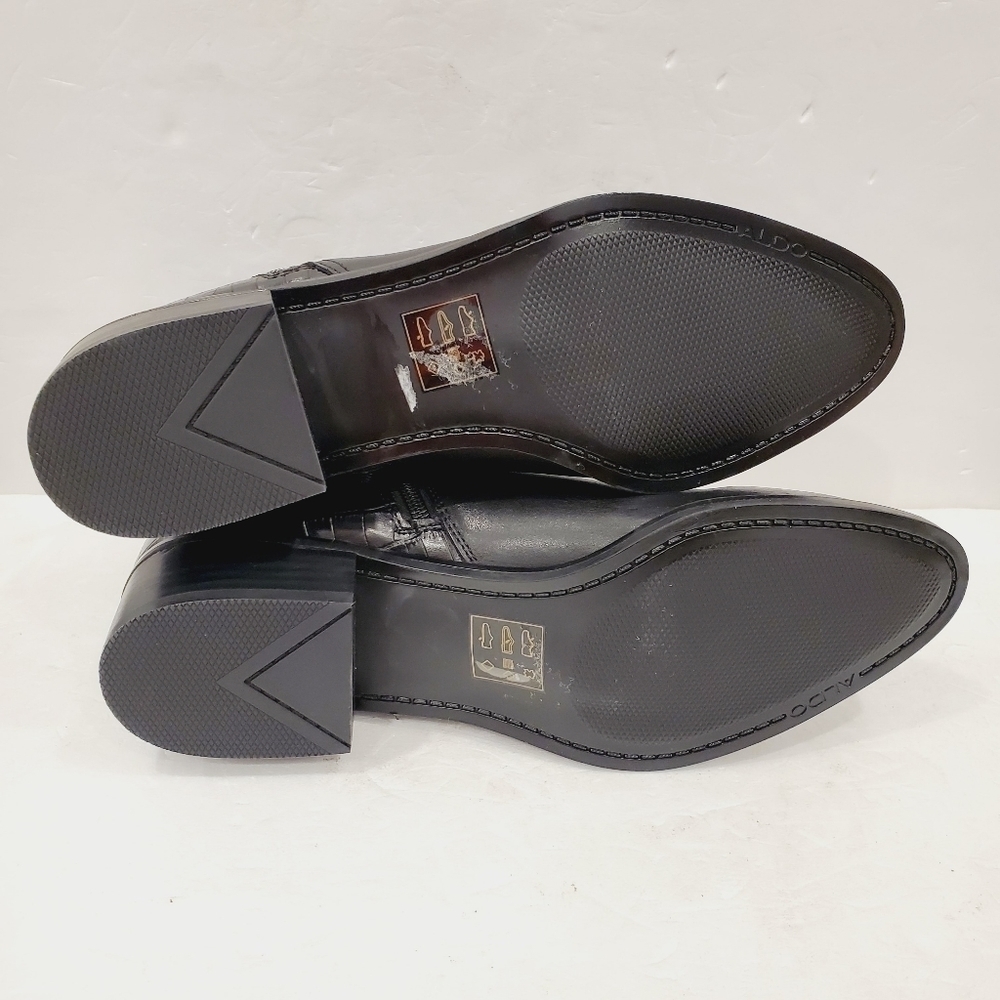 NEW Aldo Black Ankle Boot - Picture 4 of 6